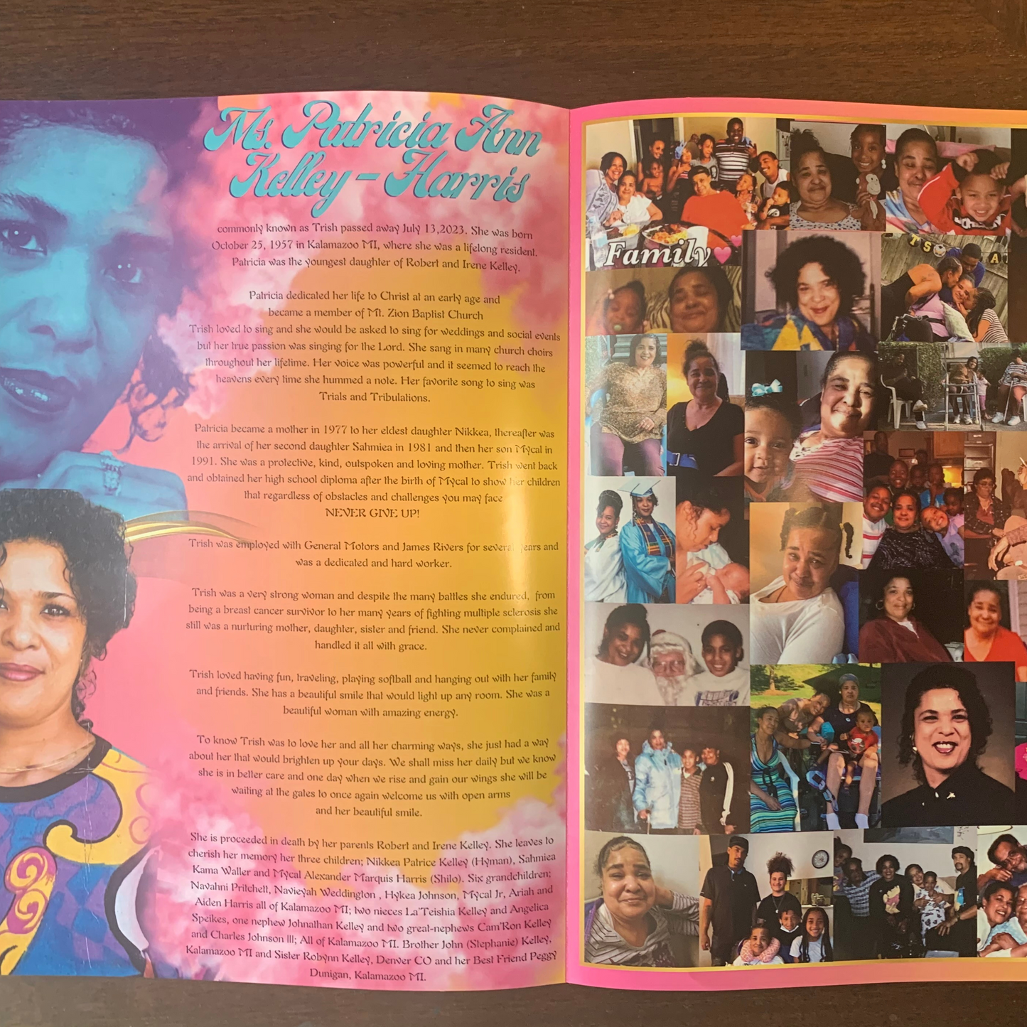 KUSTOM OBITUARIES (DESIGN & PRINT)