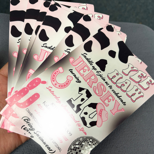 KUSTOM INVITATIONS (DESIGN & PRINT)