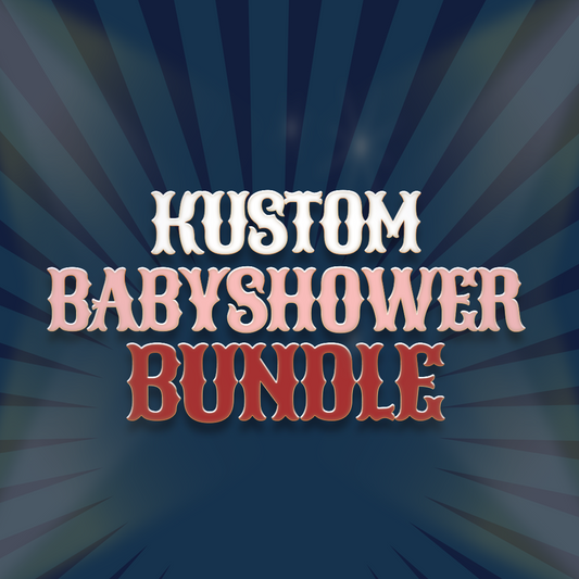 KUSTOM BABYSHOWER BUNDLE